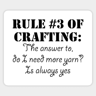 Rules of Crafting Sticker